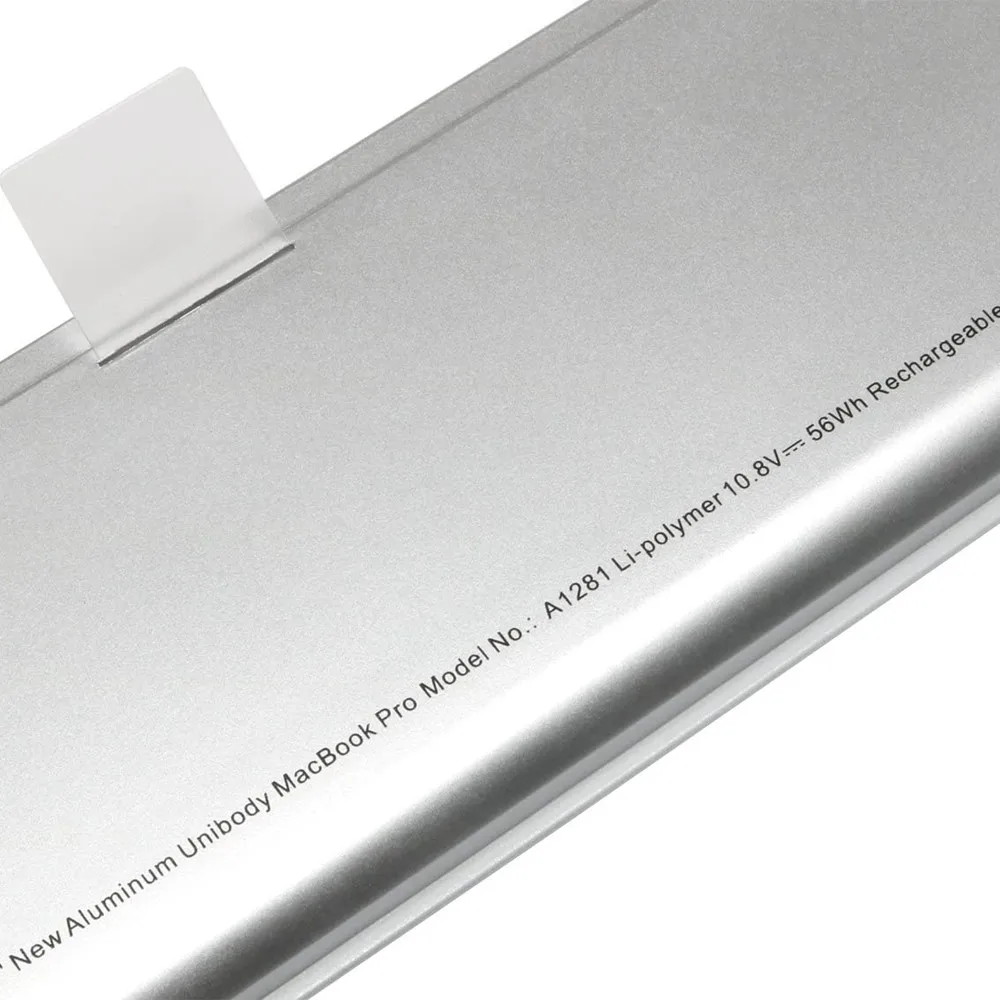 Аккумулятор A1281 для ноутбука Macbook Pro 15 4 дюйма аккумулятор A1286 MB470 Mb471 MB772 совместим с