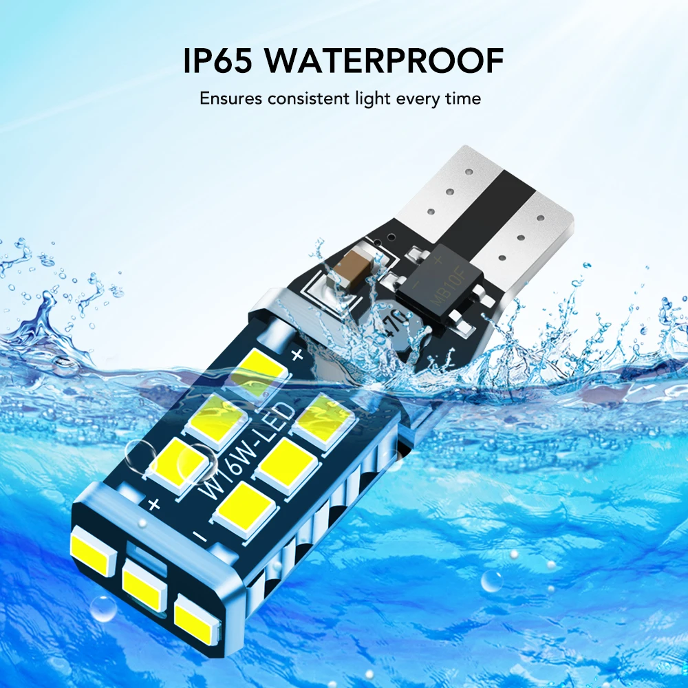 2x W16W T15 светодиодный заднего хода автомобиля Лампа ксенон белый для Mercedes Benz W204 W210