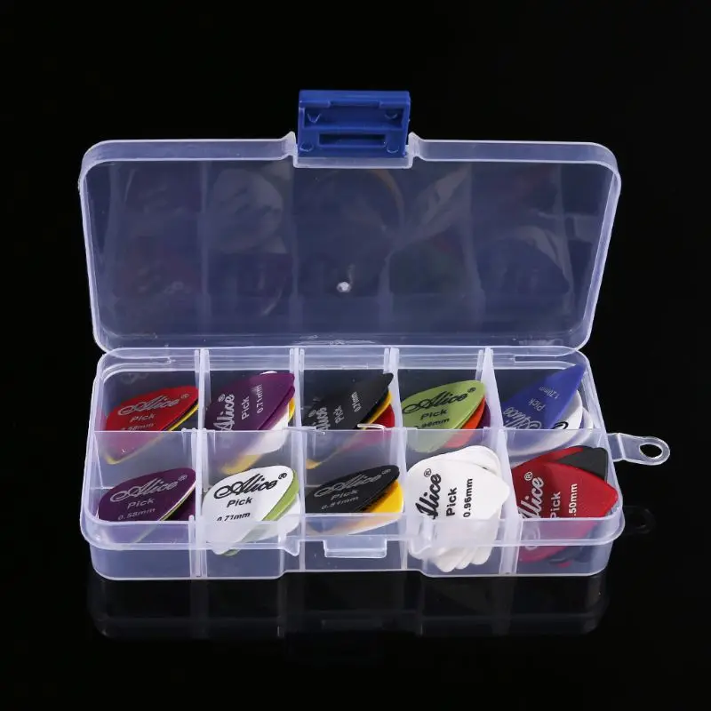 

Big saleGuitar Pick 40in1 Case Set Plastic Mix 0.58-1.50 Color Random