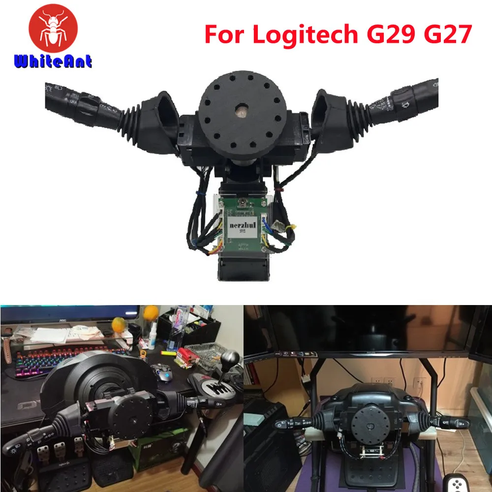 

Turn Signal and Wiper Switch For Logitech G29 G27 For Euro Truck ETS2/ATS Simulator 70-75mm Steering Wheel Gart Part
