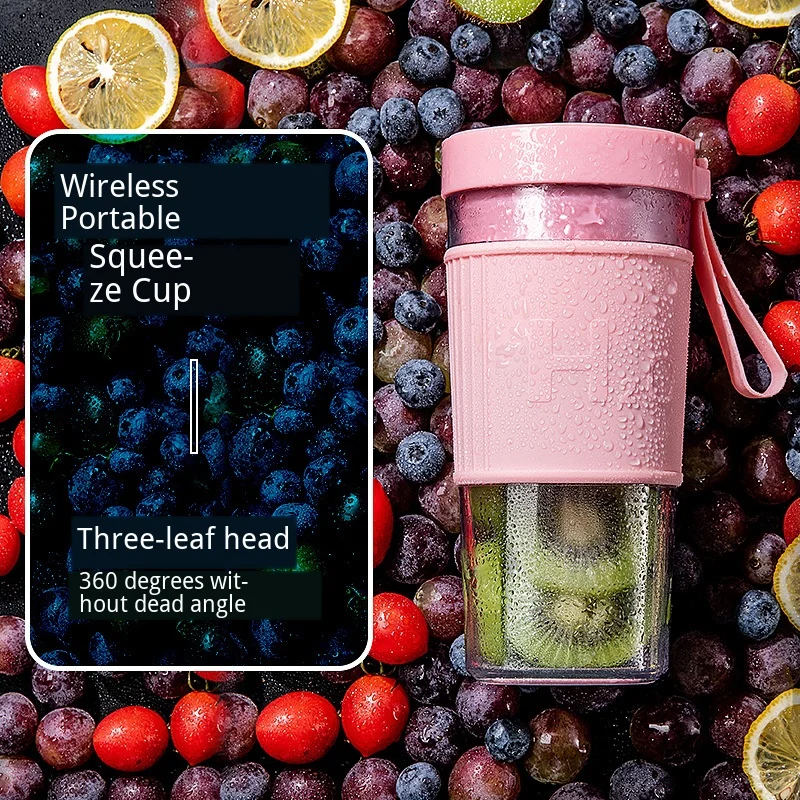 portable blender usb mixer electric juicer machine smoothie mini food processor personal cup juice blenders | Бытовая техника