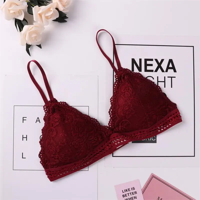 Черный бюстгальтер без косточек пуш ап сексуальный женский кружевной нижнее