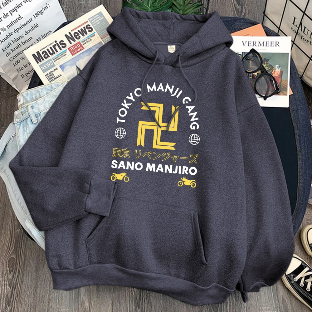 

Tokyo Revengers Anime Print Hoodie Mens Sweatshirts Hip Hop Loose Harajuku Anime Streetwear Hooded Fashion Fleece Clothes Man