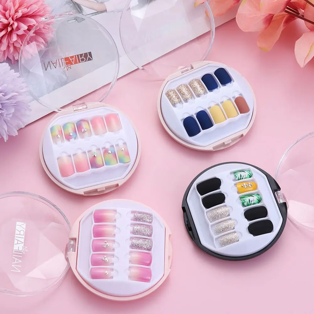 

30 Pcs/Set Nail Tips Detachable Long Coffin Manicure European Rainbow Ballerina Full CoverColorful Beauty Artificial False Nails