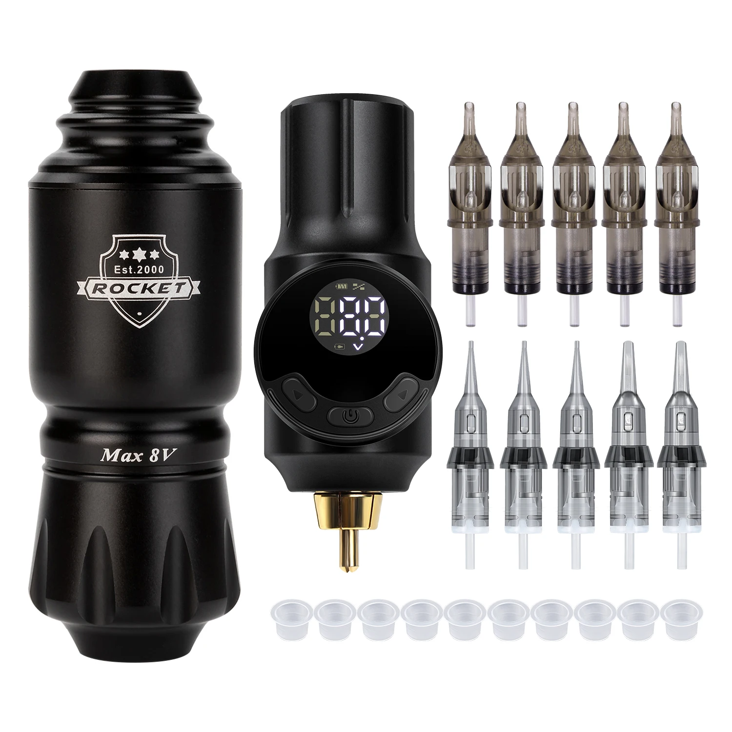 

Беспроводная тату-машинка, мини ротационная тату-машинка с блоком питания для тату