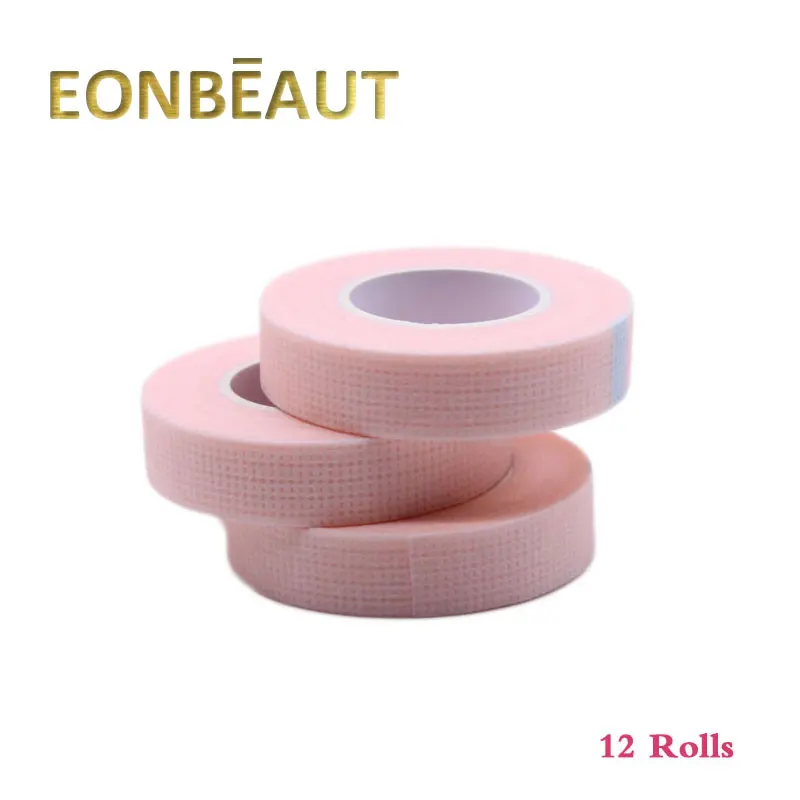 12 рулонов волокно для наращивание ресниц свободные накладки глаз предотвращают