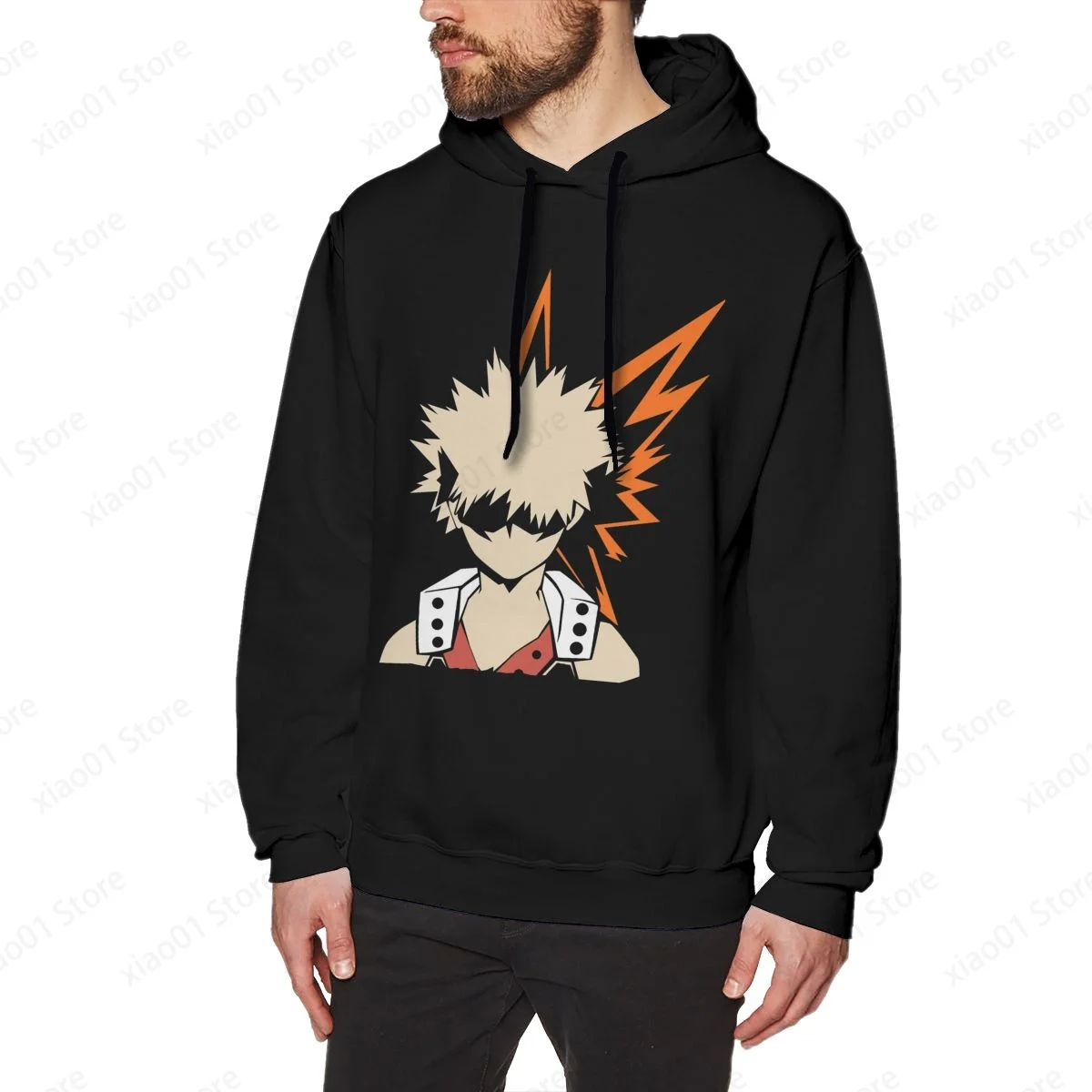 

Bakugou Katsuki Hoodie Sweatshirts Fashion Graphics Harajuku Streetwear Hoodies