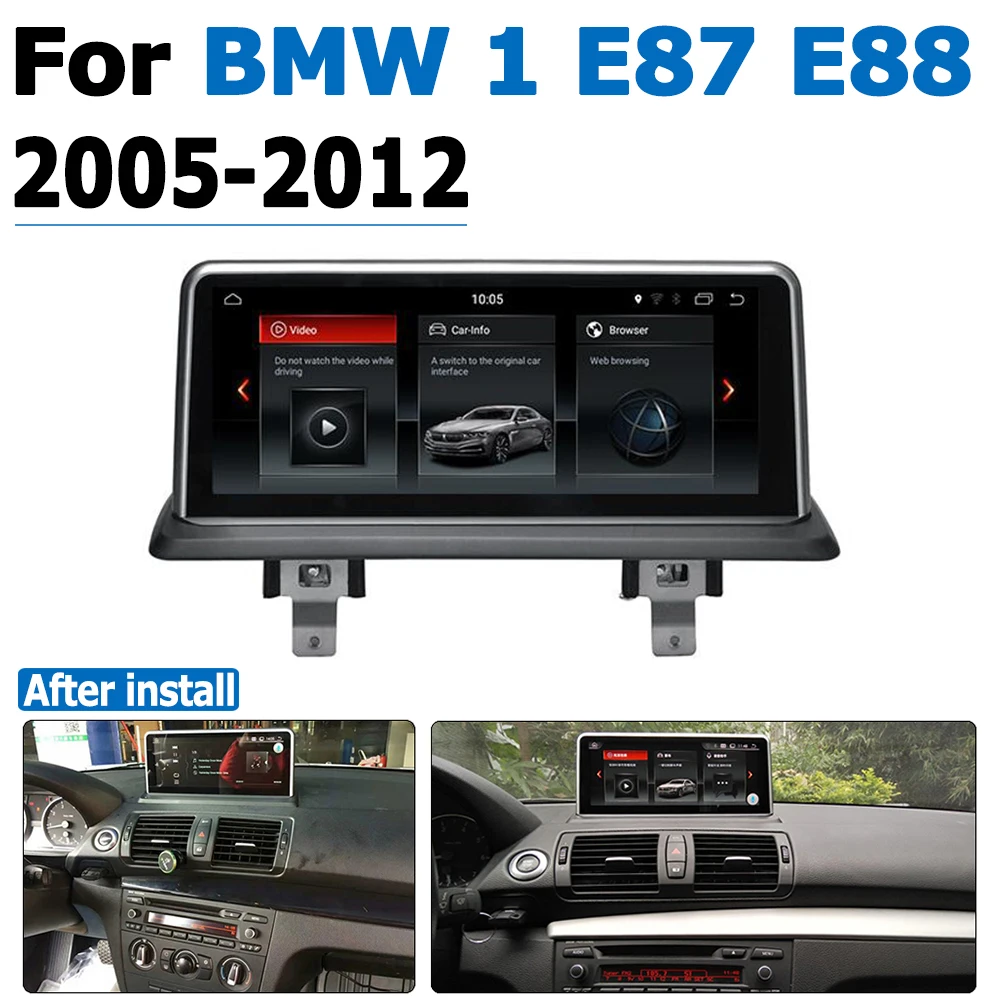 

10.25'' 6-Core Android 8.0 UP Car DVD Player For BMW 1 E87 E88 2005~2012 CCC CIC Autoradio GPS Navigation Car Multimedia