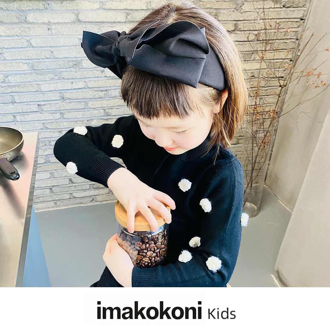 

Imakokoni детский 2021 новый оригинальный милый французский вязаный кардиган серии попкорн зимняя одежда для девочек 21785