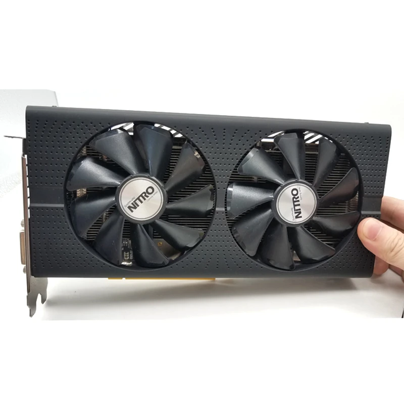 Оригинальные видеокарты SAPPHIRE RX 570 8 Гб видеокарты GPU AMD Radeon RX570 8 Гб видеокарты компьютерная игровая карта HDMI PCI-E X16 не майнит