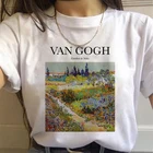 Женская футболка с милым принтом, уличные футболки, модная Милая футболка с графическим принтом, топы с коротким рукавом, женская белая Базовая свободная футболка