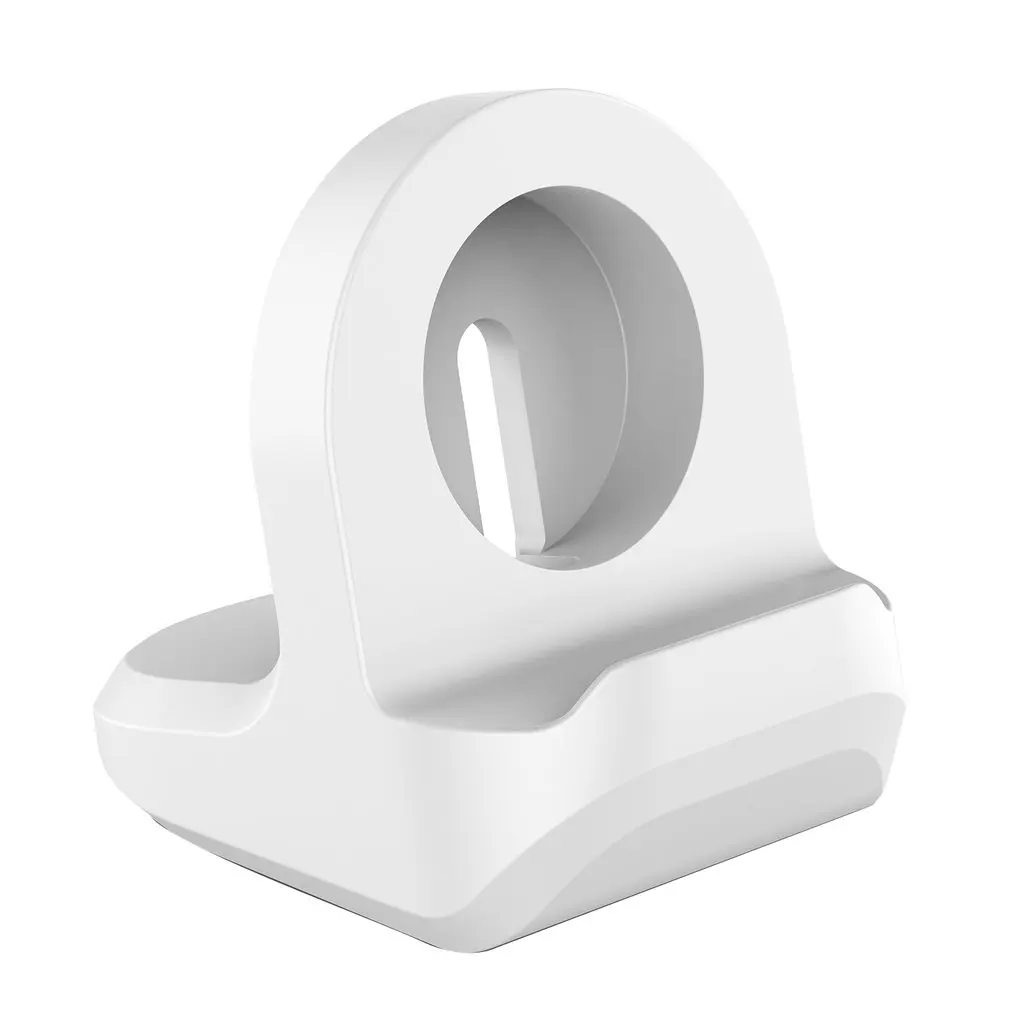 

Silicone Charge Stand Holder Station Dock for Apple Watch Series 1/2/3 42mm 38mm Charger Cable