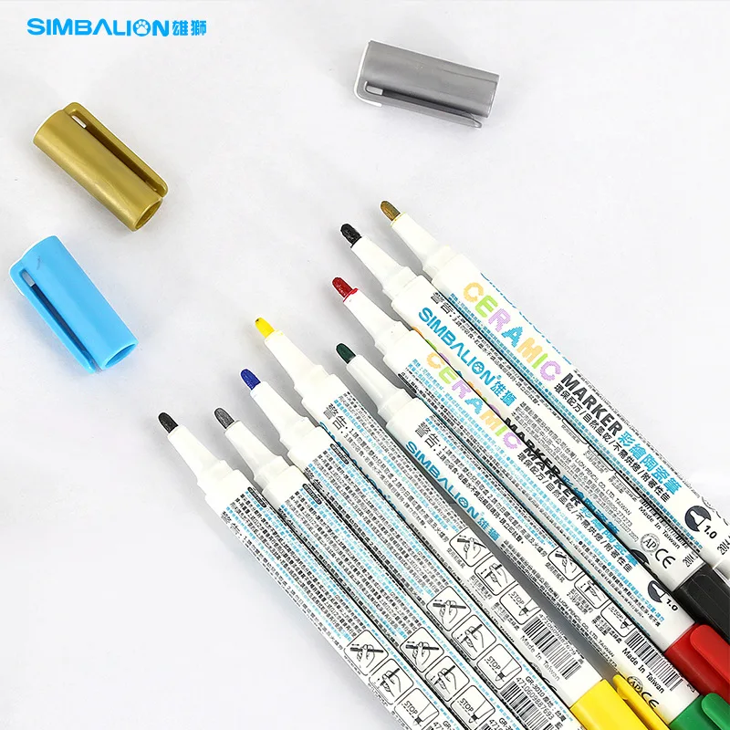 Керамическая ручка для рисования 8 цветов маркеры не токсичные творчества|design