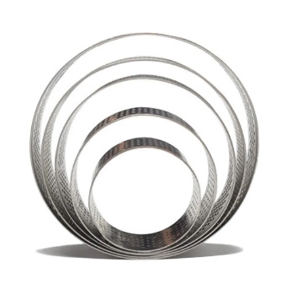 

Stainless Adjustable Steel Cake Round Mousse Ring Mold Tart Circle Mould Pizza Kitchen Accessory DIY Baking Cake Tools