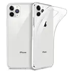 Ультратонкий Прозрачный чехол для iPhone 11 12 Pro Max 7 8 6 6S Plus X XR XS Max, мягкий силиконовый прозрачный чехол из ТПУ