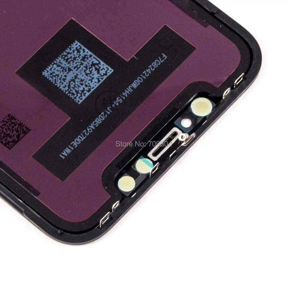 DHL 10 шт./лот для iPhone XR ЖК-дисплей противотуманный для OEM сенсорный экран с дигитайзером запасные части для сборки черный