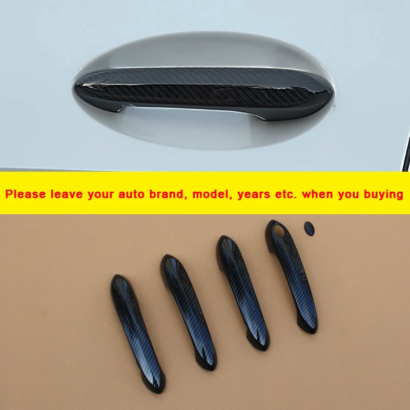 

Накладка на дверную ручку из углеродного волокна, защитное покрытие вокруг молдингов, отделка для BMW X5 2019-2021, автомобильные аксессуары для а...