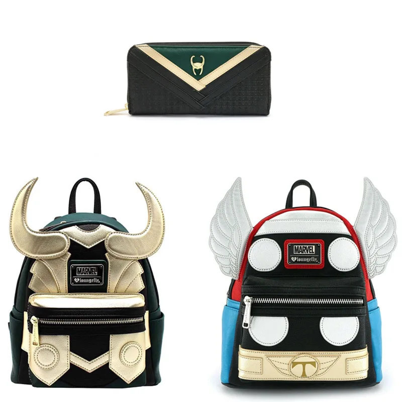 Рюкзак Thor Loki Captain повседневный дорожный рюкзак уличный кошелек на молнии сумочка