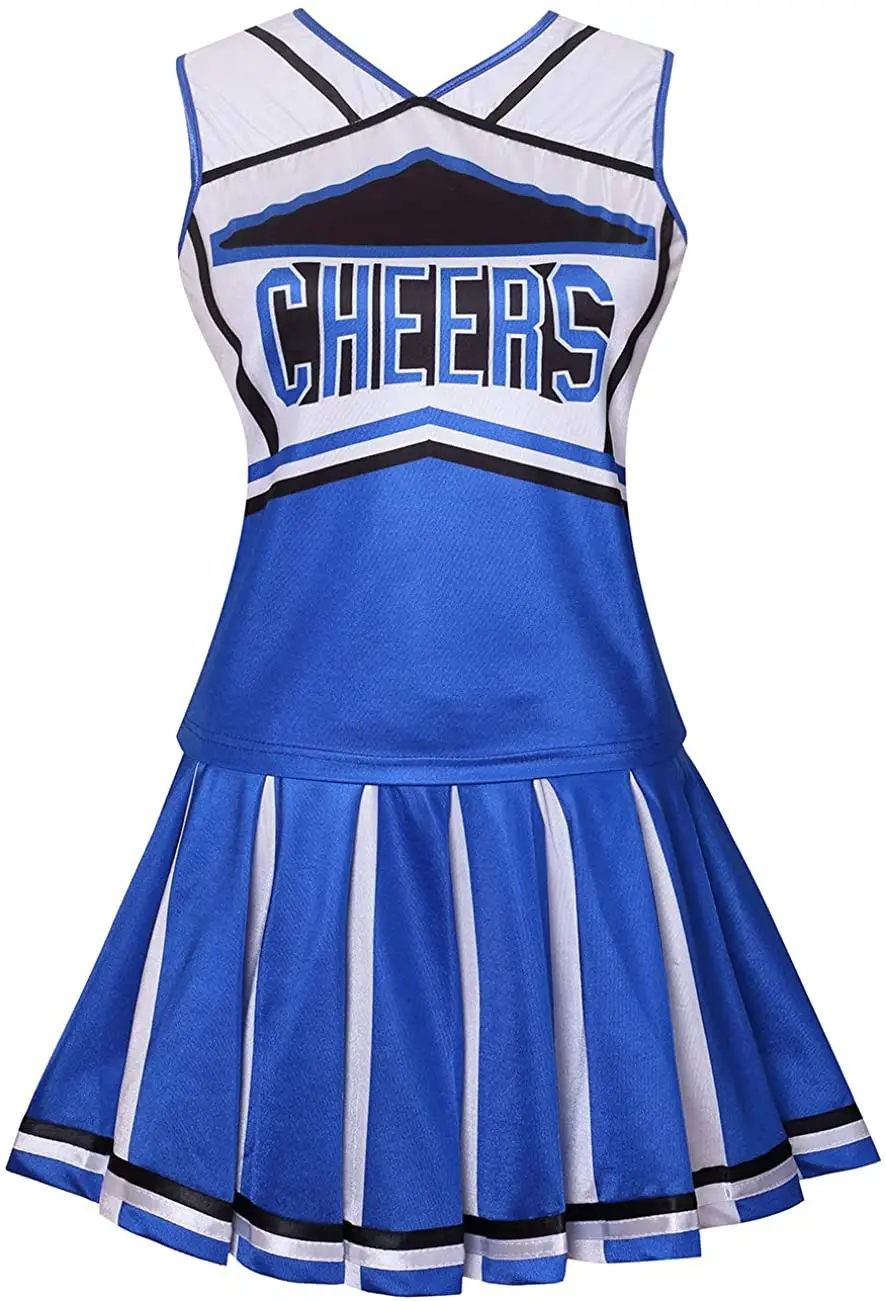 

Colorful House Womens Cheerleader Costume Uniform Dress