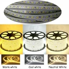 Светодиодная лента, трехцветная, гибкая, 220 В, 5730 светодиодов