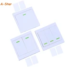 Настенный беспроводной пульт дистанционного управления EV1527 433 МГц 86 передатчик 1 2 3 кнопки радиоприемник для спальни потолочный светильник лампа