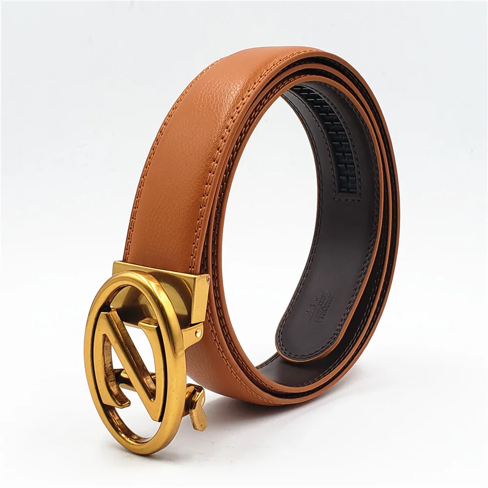 Genuine Leather Strap Designer Belt Automatic Buckle Luxury Brand Belts for Male High Quality Men's Belt for Jeans Pants