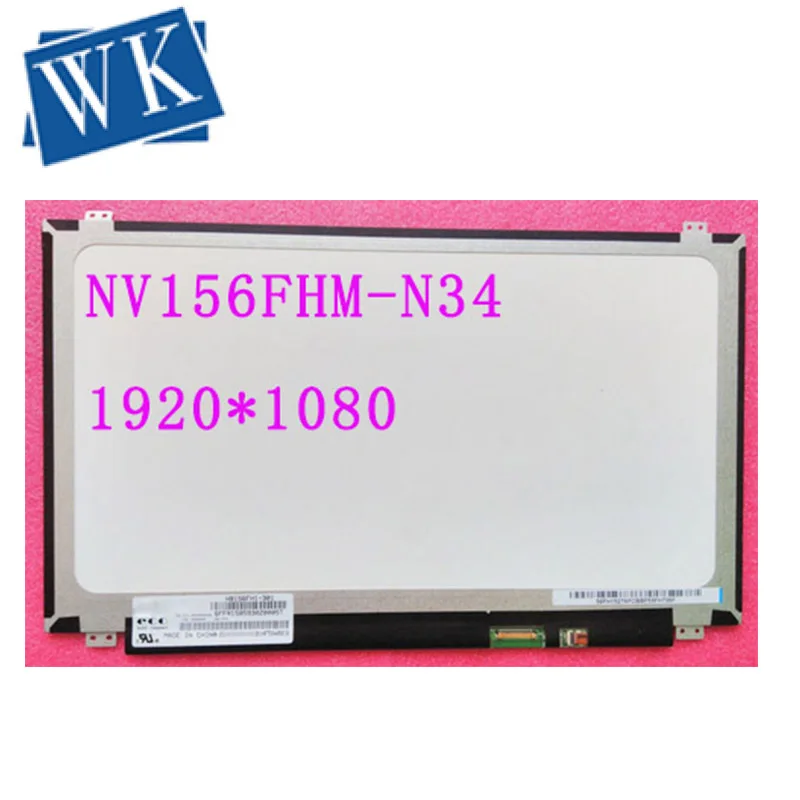 IPS ЖК экран для бороды NV156FHM N34 Матрица ноутбука 15 6 дюймов FHD 1080P бликовая