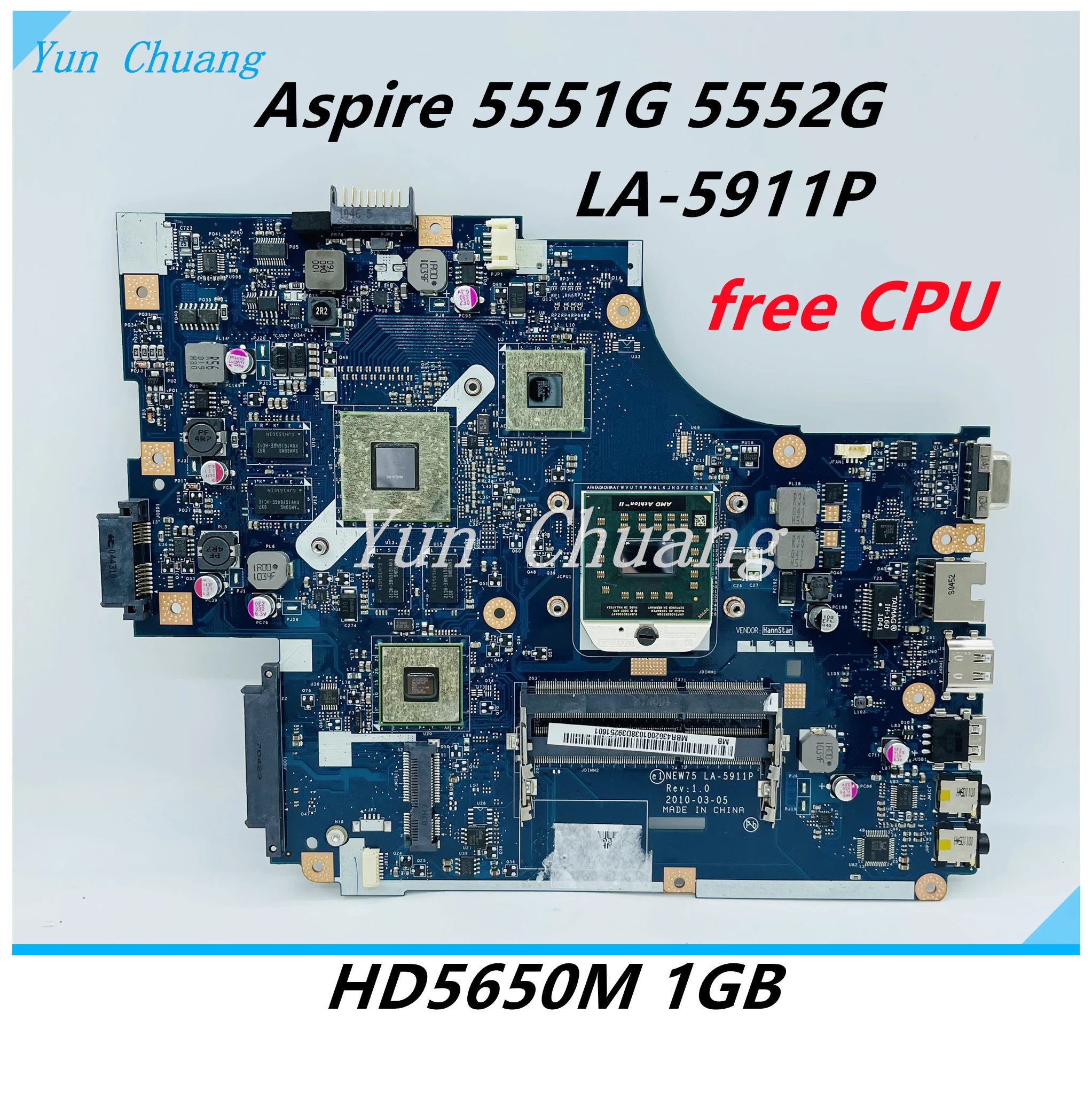 Материнская плата для ноутбука Acer Aspire 5551 5551G 5552 5552G материнская Новая деталь 75
