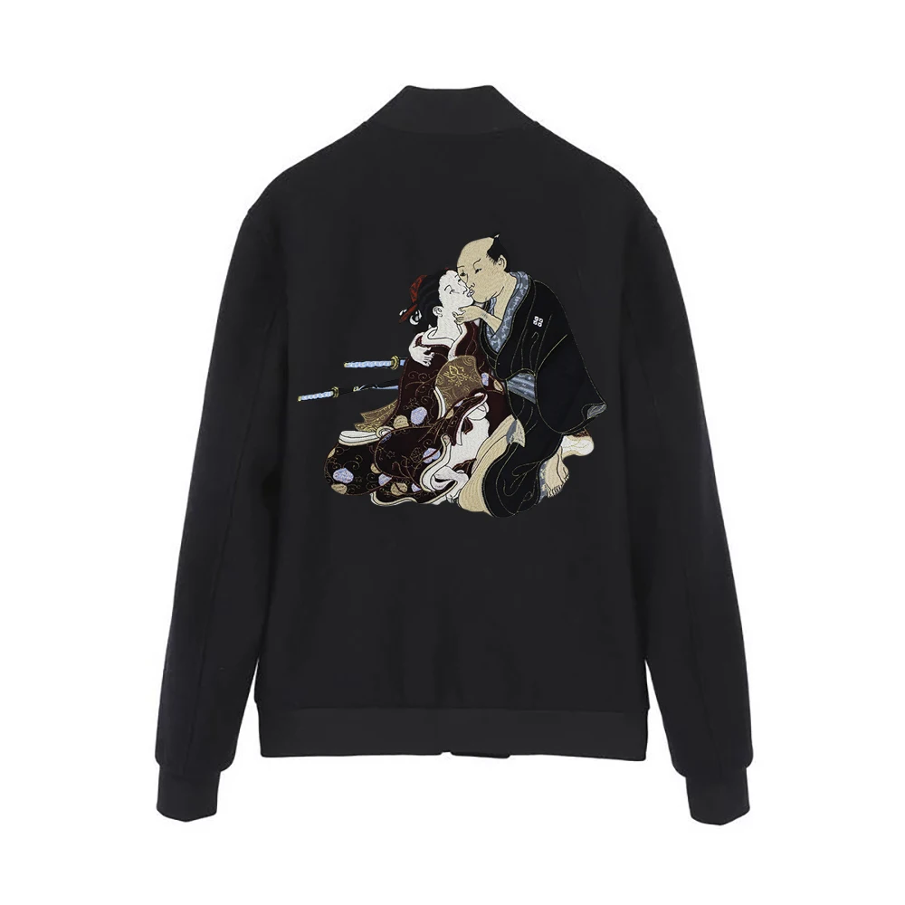 1 шт. вышивка японского воина аппликация нашивки для одежды нашивка спины сделай