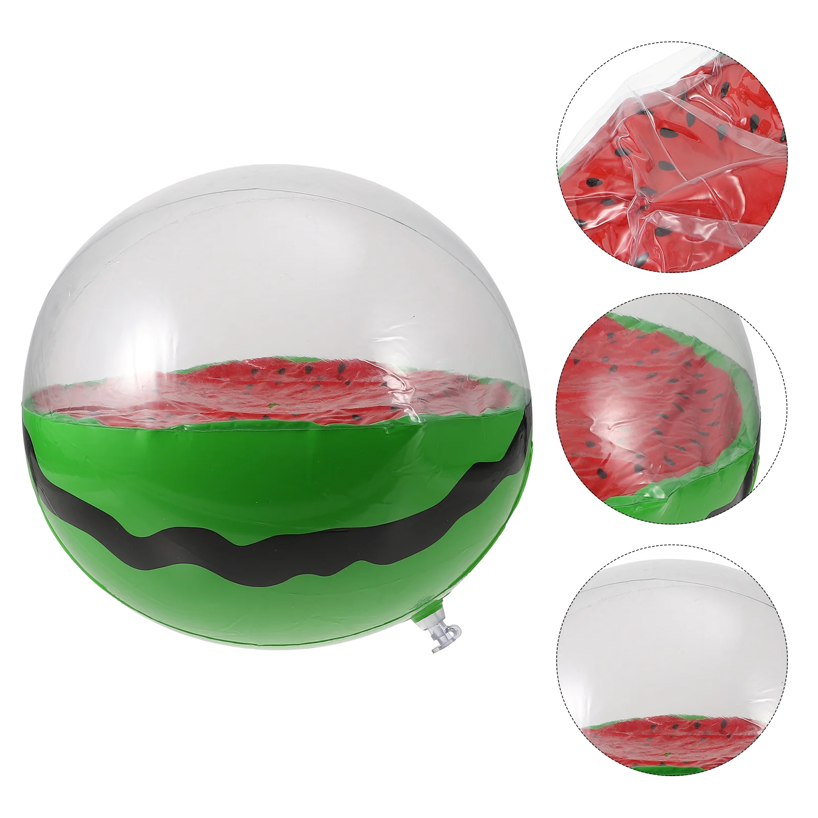 

1Pc Decorative Beach PVC Watermelon Pattern Kids Swimming Plaything