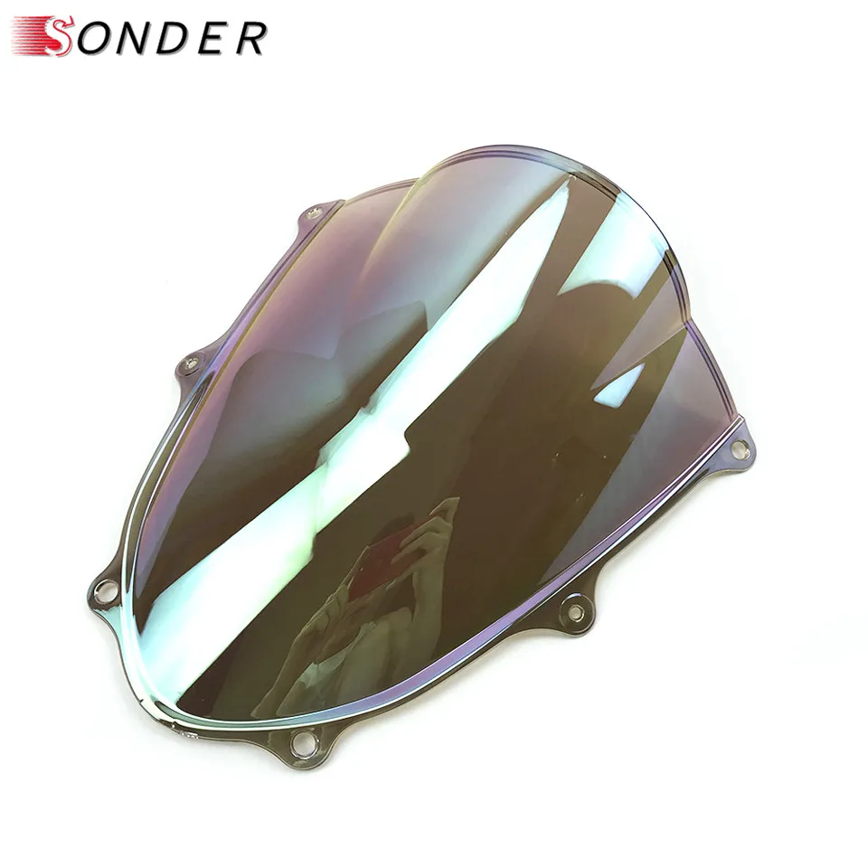 Motorcycle Windshield Windscreen For SUZUKI GSX-R1000 GSXR1000 GSXR GSX-R GSX R 1000 K17 2017-2018 Double Bubble | Автомобили и