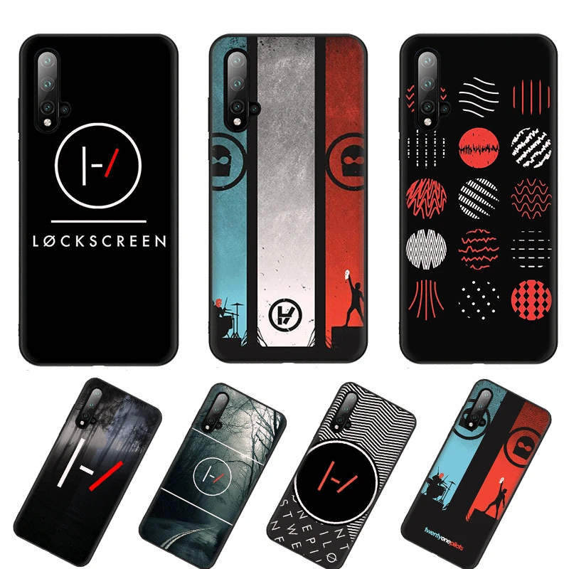 Силиконовый чехол Twenty One Pilots для Huawei Mate 10 Pro Lite 20 30 Y6P|Бамперы| |