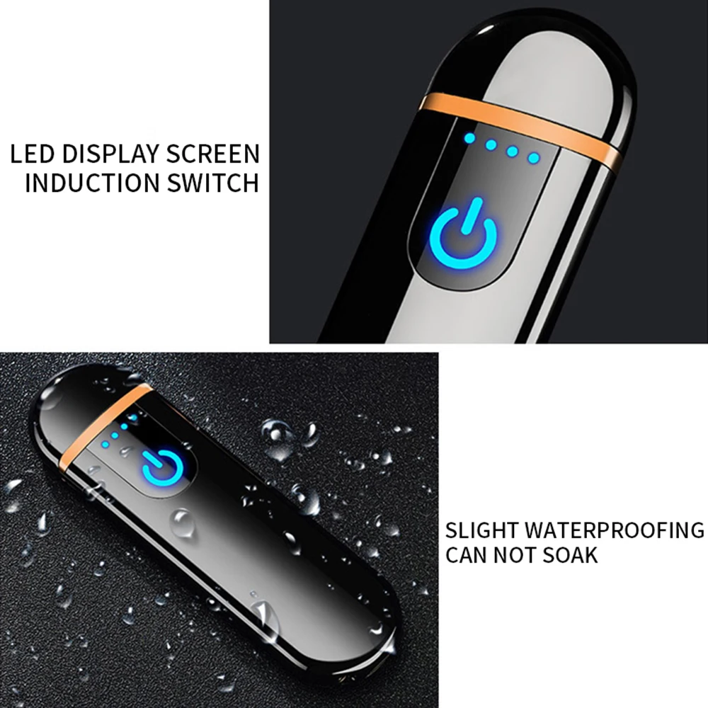 Зажигалка для сигарет сенсорный экран зажигалка компактный смарт датчик usb