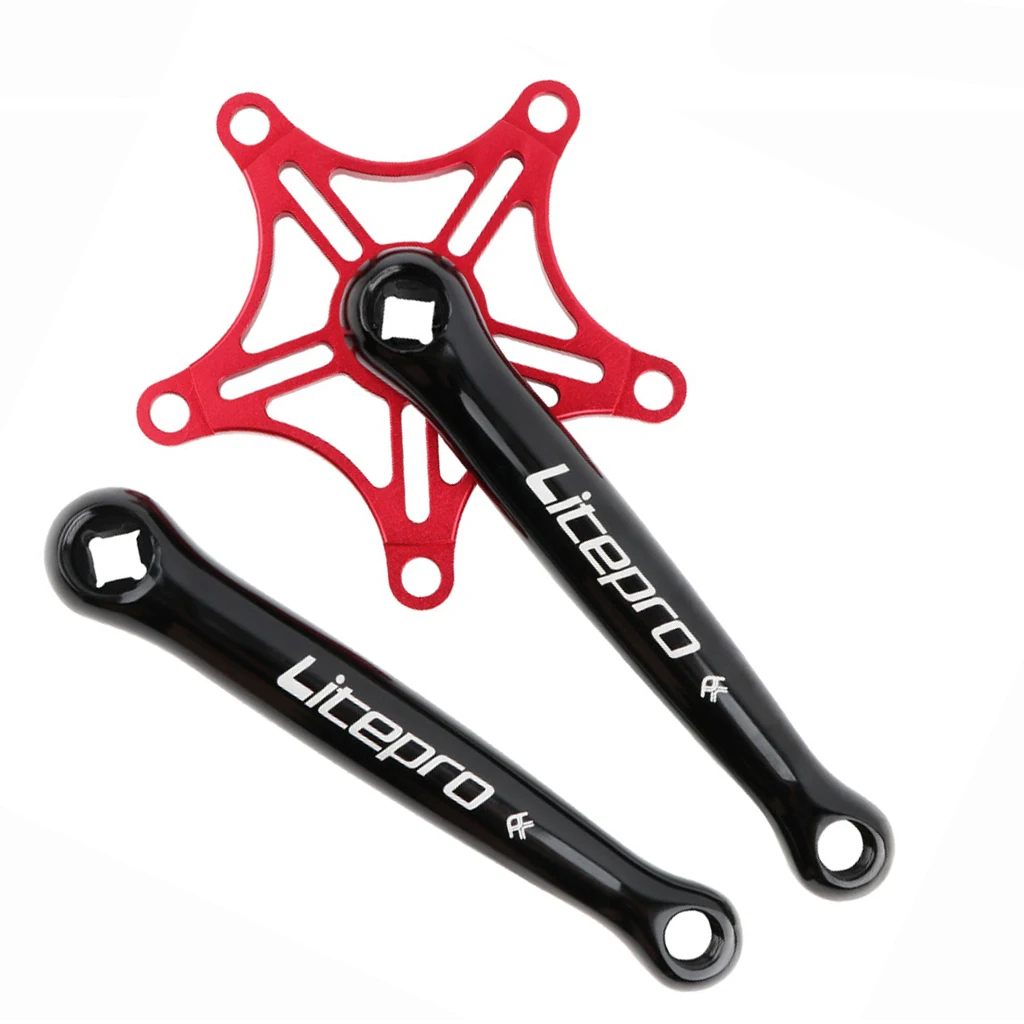 170 мм кривошипники 130 BCD складной велосипедный кривошипник для одного велосипеда