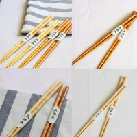 natural handmade bamboo wood chopsticks japanese style bamboo chopsticks sushi pointed chopsticks reusable bamboo creative f4y4