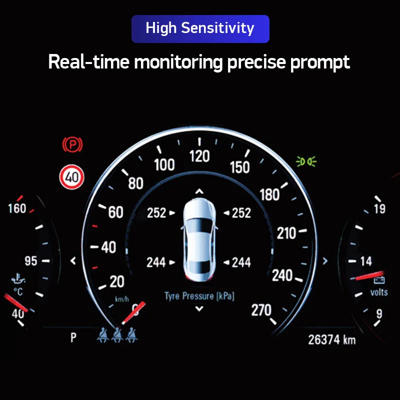 TPMS 52933-C1100 52933C1100 для Hyundai Creta IX25 Tucson I40 Sonata 2015-2018 Автомобильный датчик давления в
