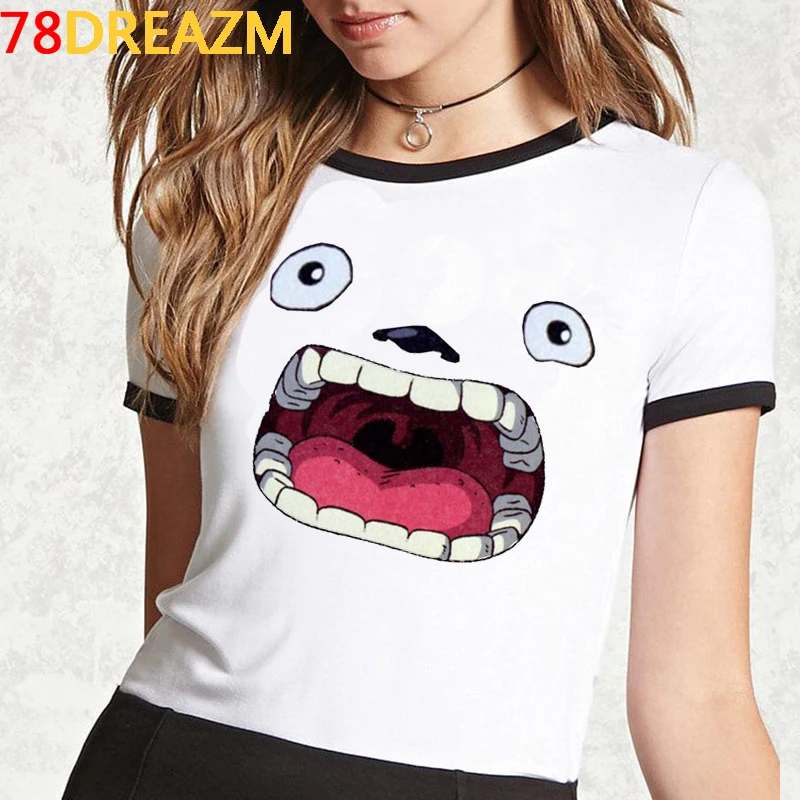 

Studio Ghibli Totoro top tees female tumblr 2021 kawaii print clothes graphic tees women
