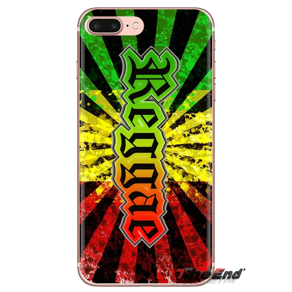 Reggae Красный Золотой Зеленый Ямайский мягкий прозрачный чехол для Xiaomi Redmi 4A S2 Note 3 3S