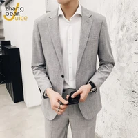new arrival men formal business fashion 2 pieces mens suit solid tuxedos jacket for wedding groomblazerpants