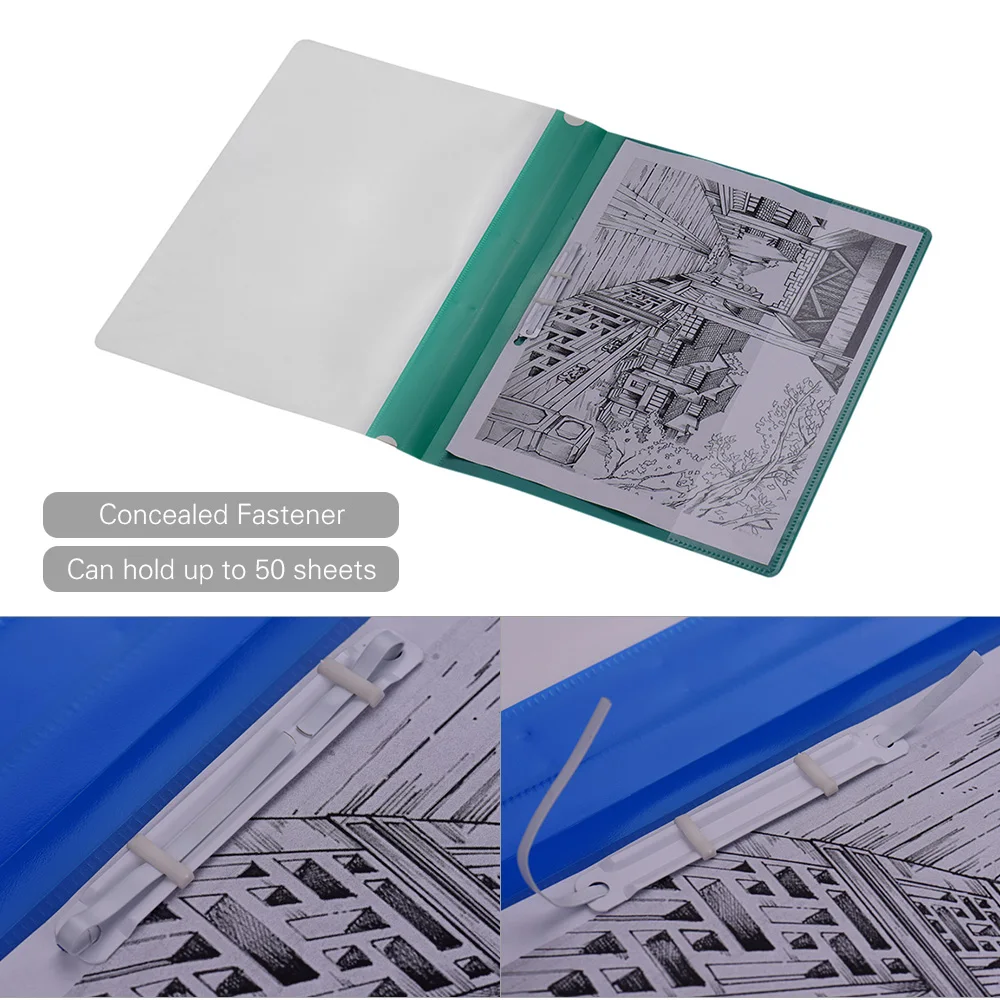 Красочная Сумка для наполнения органайзер документов прозрачная передняя