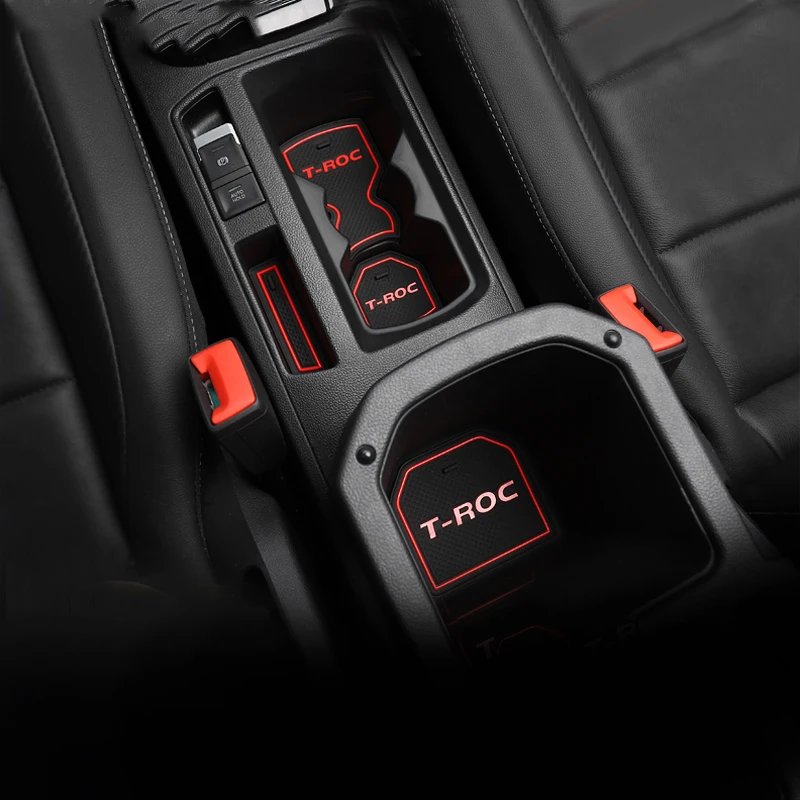Для Volkswagen VW T-ROC T ROC 2017 2018 резиновые коврики для дверей автомобиля с прорезями