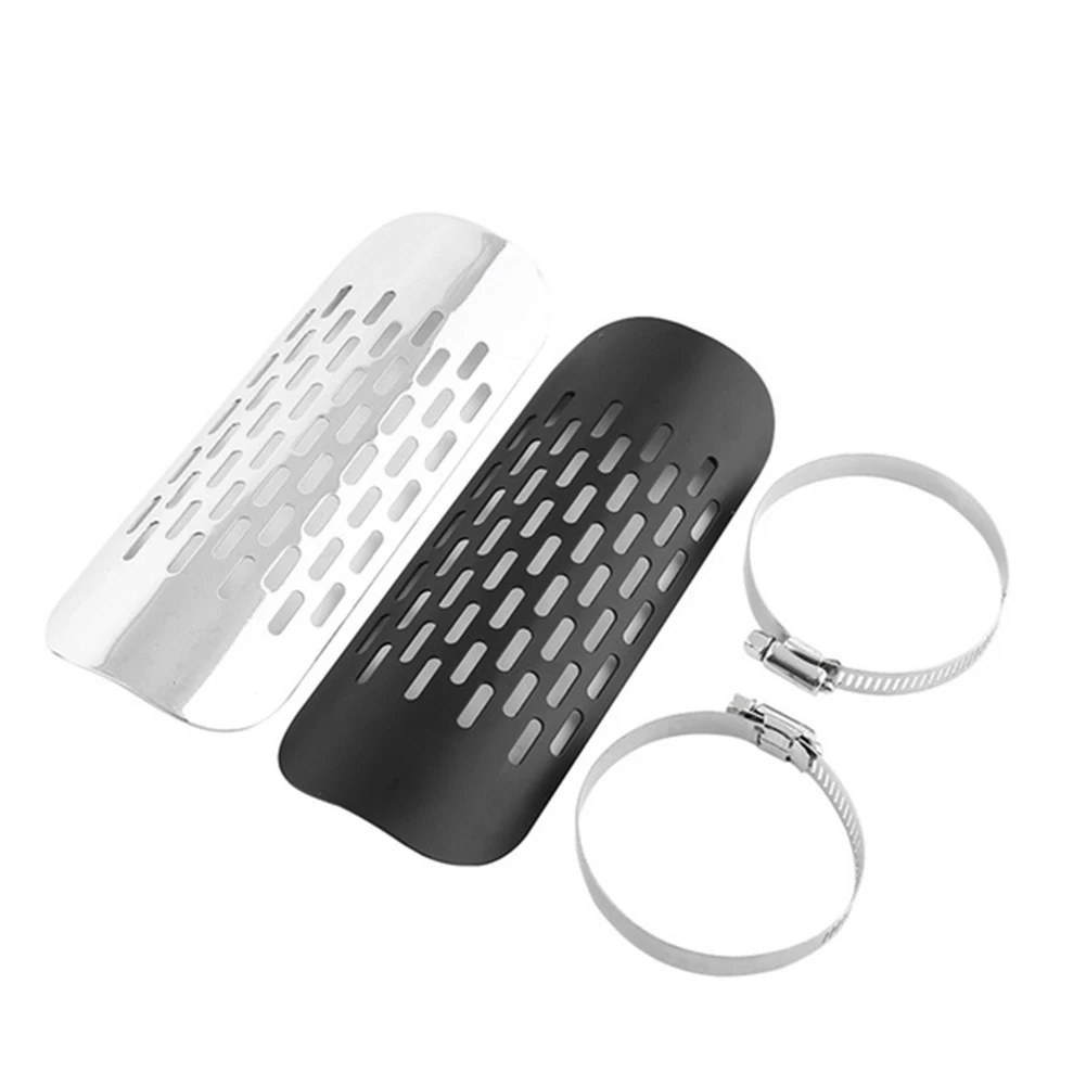 Хромированная мотоциклетная труба теплозащитная Крышка для yamaha honda suzuki части