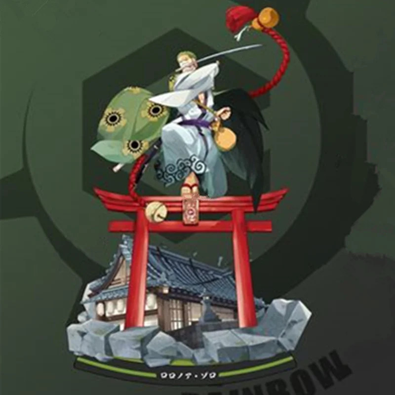 

12" ONE PIECE Statue Roronoa Zoro Bust The Straw Hat Pirates Full-Length Portrait 1/8 GK Action Figure Model Toy BOX 30CM Q785