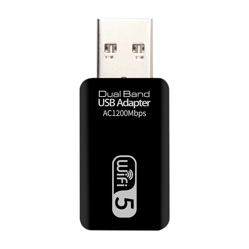 

Настольный USB Wi-Fi адаптер 600 м/1200 м, двухдиапазонный 2,4 ГГц/5 ГГц, Бесплатный драйвер, беспроводная сетевая карта, антенна, приемник для настоль...