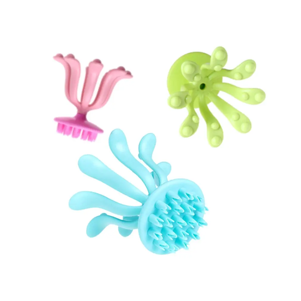 Octopus Head Massage Claw Japanese Scratch Artifact Scalp Meridian Brush Shampoo Massager |