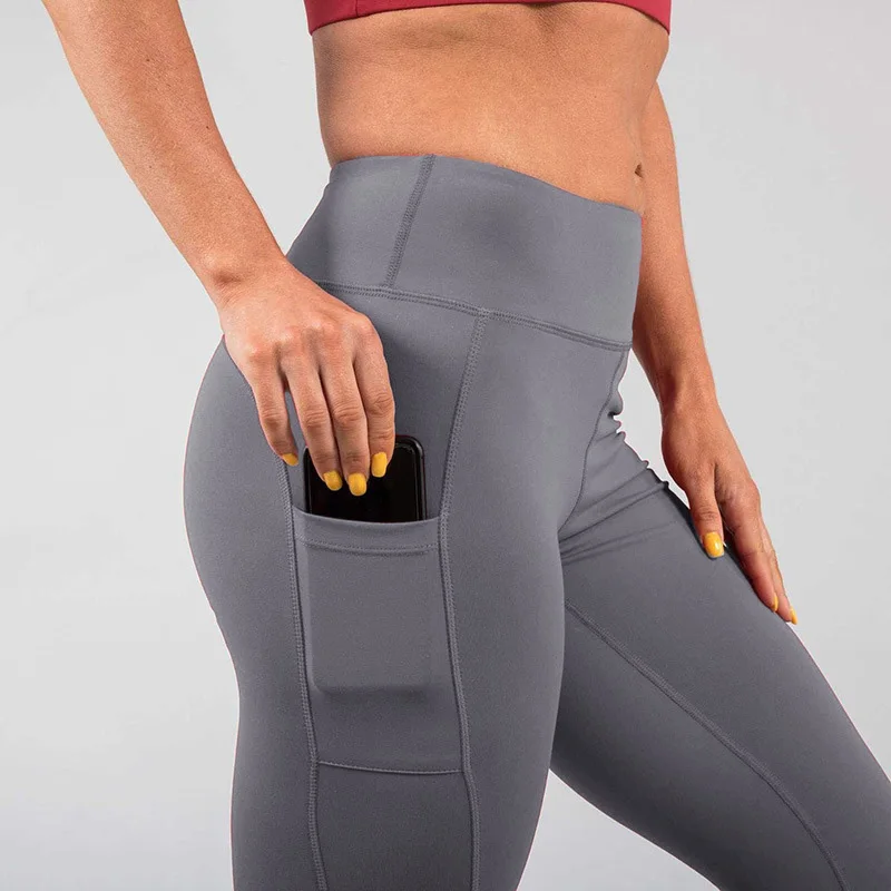 Новые женские брюки для йоги с высокой талией однотонные спортивные укороченные