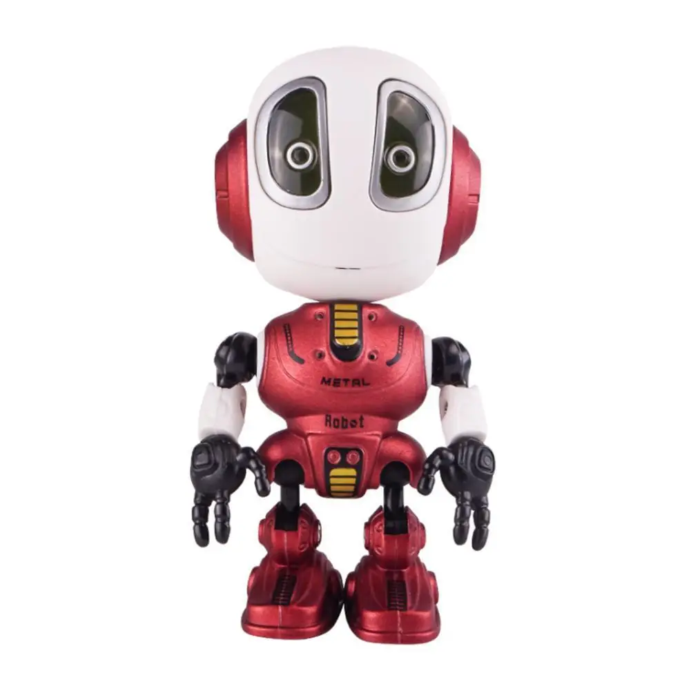 

Сплав Da Робот Детская игрушка модель украшения Звук светильник Запись и U3N2