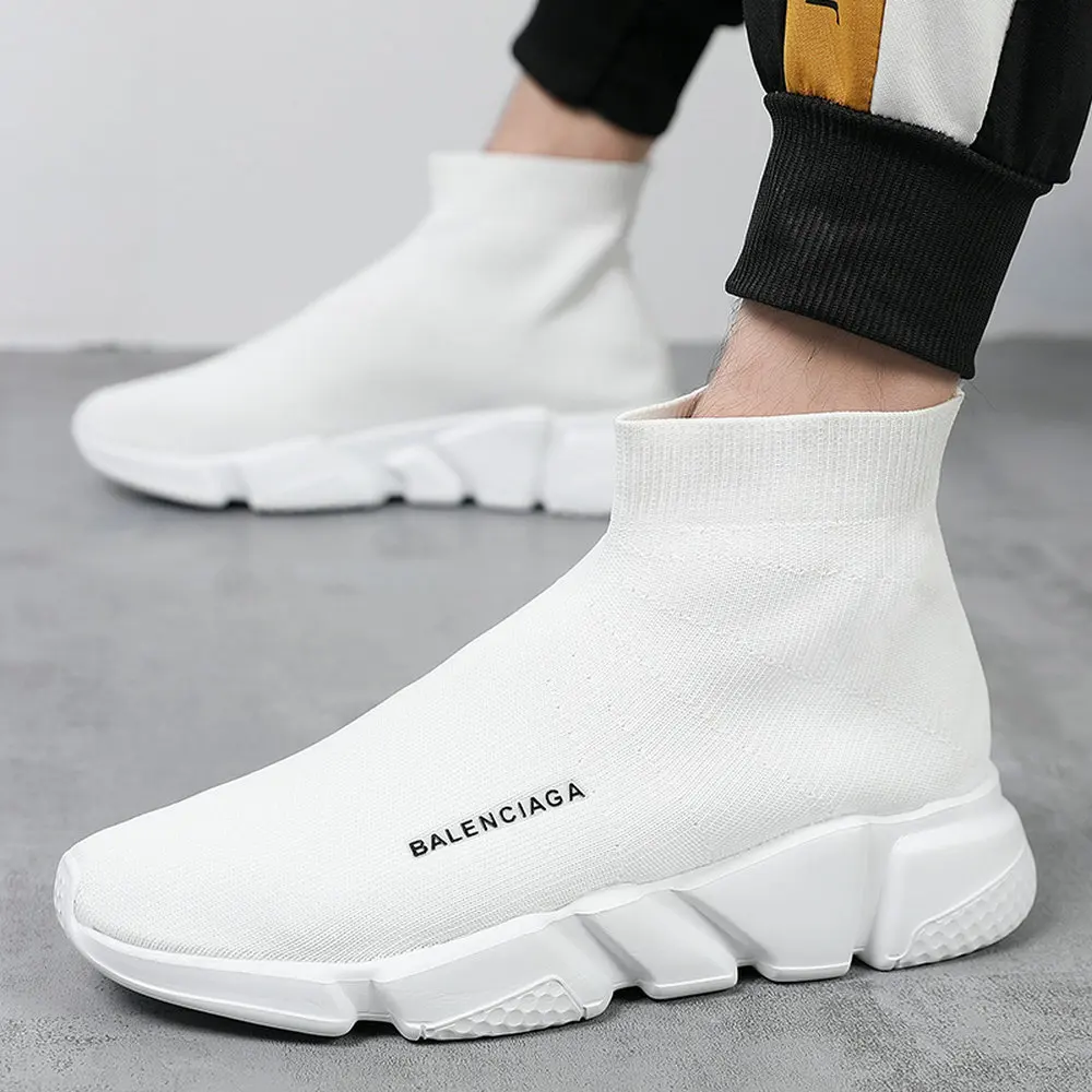 

Newbeads Versatile pair socks sneakers running shoes breathable sneakers knitted for men socks boots walking shoes casual shoes