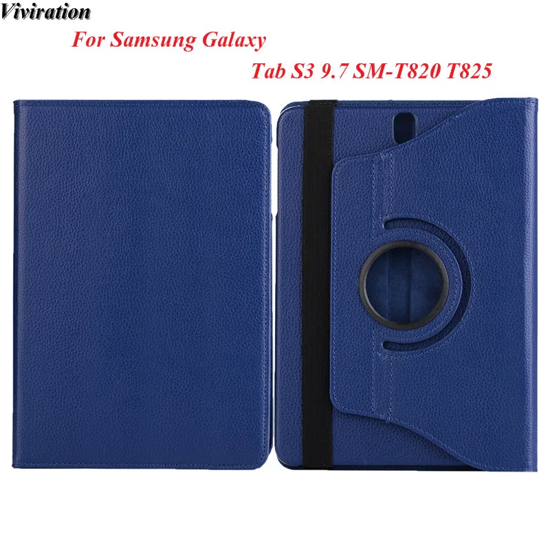 Высококачественный гибкий чехол с поворотом на 360 градусов для Samsung Galaxy Ta S3 9 7 SM T820