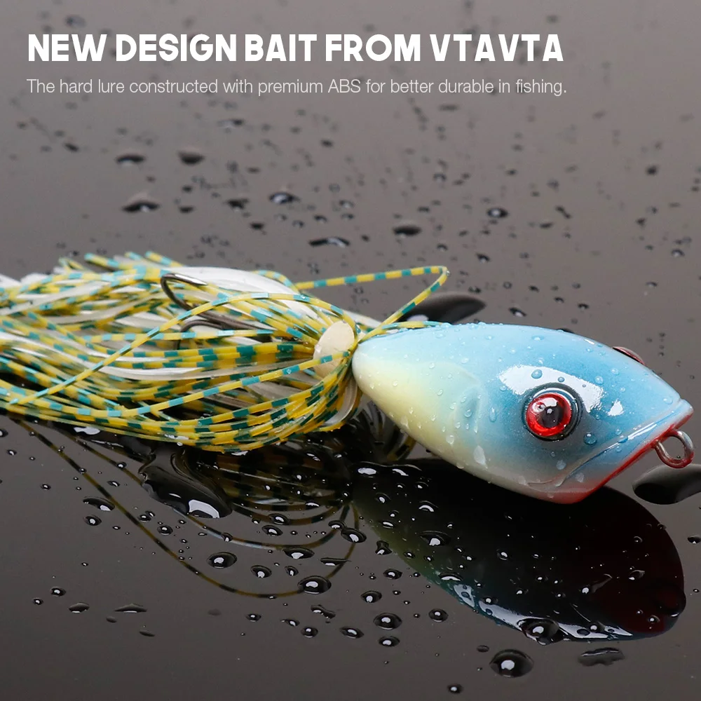 VTAVTA 4 см 11 г силиконовая юбка погремушки Crankbaits жесткая приманка для рыбалки